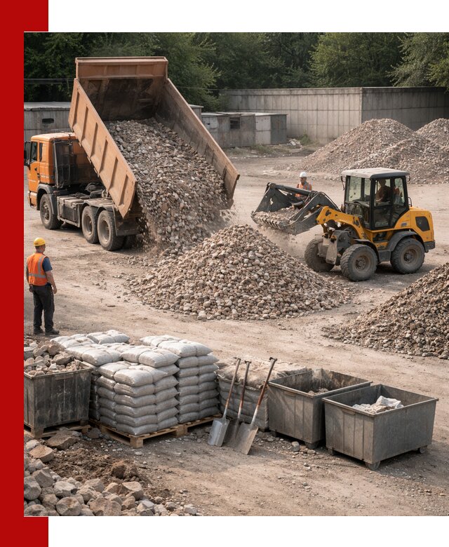 Вторичные материалы для отсыпки в Архангельске — поставка и доставка