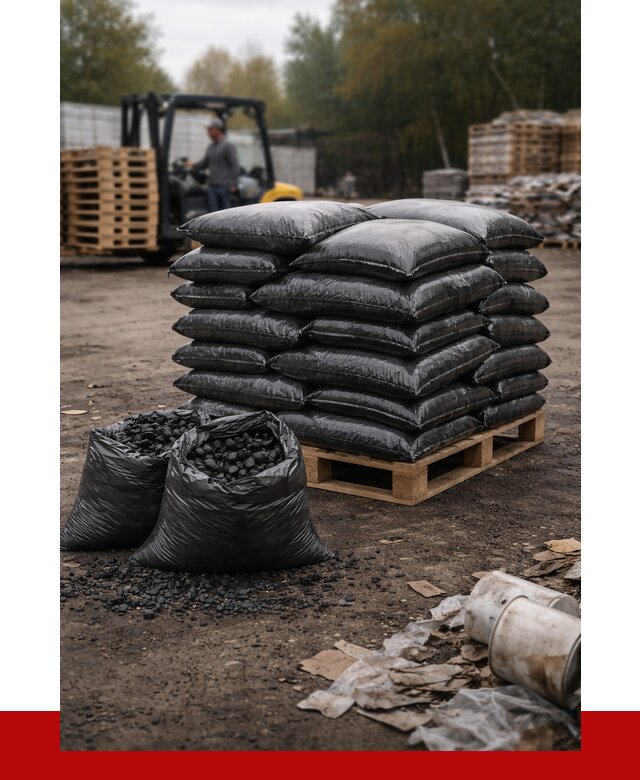 Купить уголь в мешках с доставкой в Архангельске от 7711 р. | ПРОНЕРУДРхн