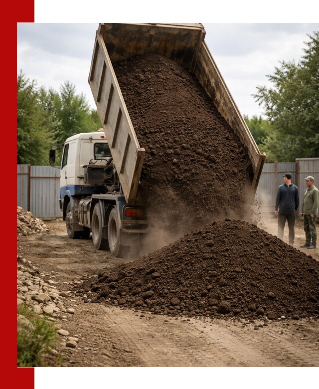 Доставка самосвалом 10 кубов в Архангельске быстро и надёжно