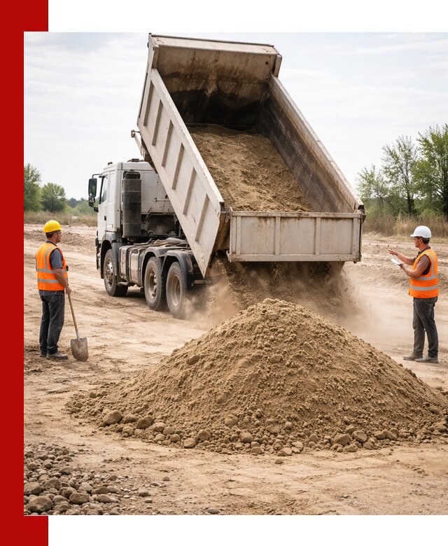 Доставка самосвалом 15 кубов в Архангельске за город и по городу