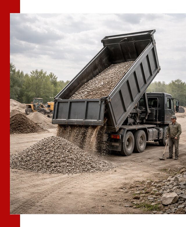 Доставка самосвалом 30 м3 по выгодным ценам в Архангельске