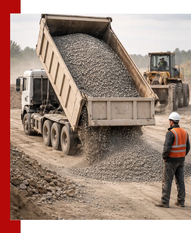 Доставка самосвалом 40 кубов цемента и сыпучих в Архангельске