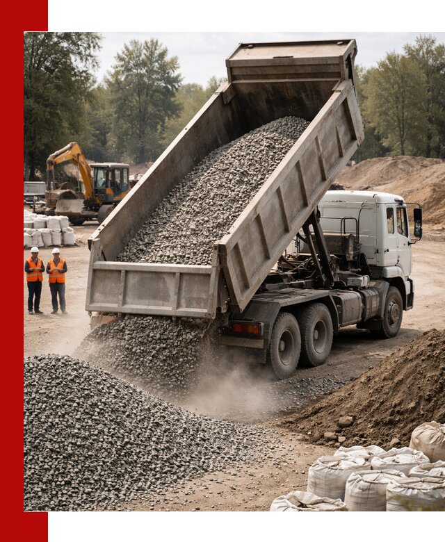 Аренда самосвала в Архангельске для доставки сыпучих и нерудных материалов