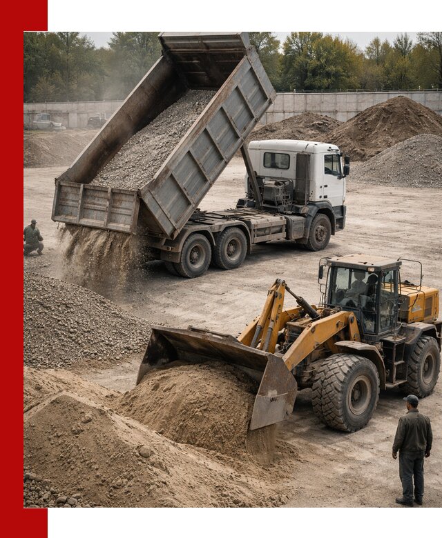 Перевозка сыпучих грузов самосвалами и бортовыми в Архангельске