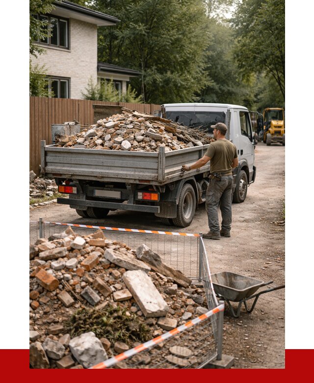 Вывоз строительного мусора с погрузкой в Архангельске от 7711 р | ПРОНЕРУДРхн