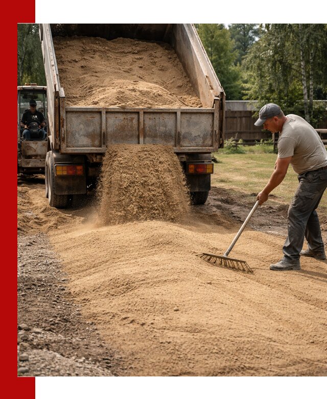 Отсыпка участка песком в Архангельске быстро и качественно