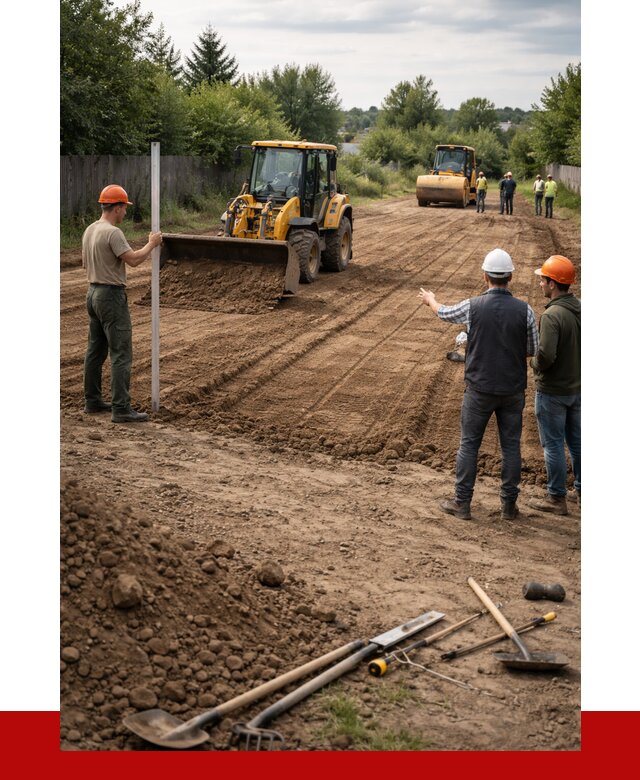 Планировка участка грунтом в Архангельске от 4626 р ПРОНЕРУДРхн