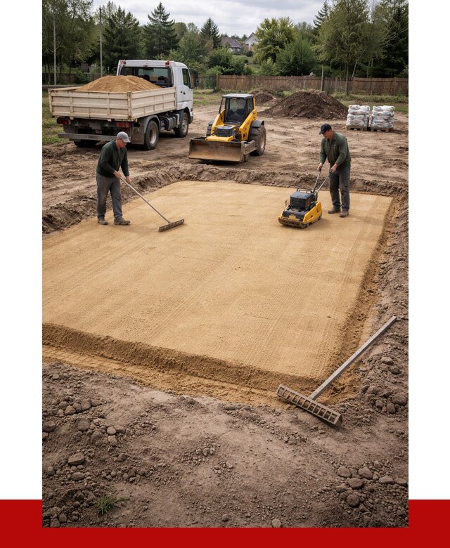 Устройство песчаной подушки в Архангельске от 4626 р. ПРОНЕРУДРхн